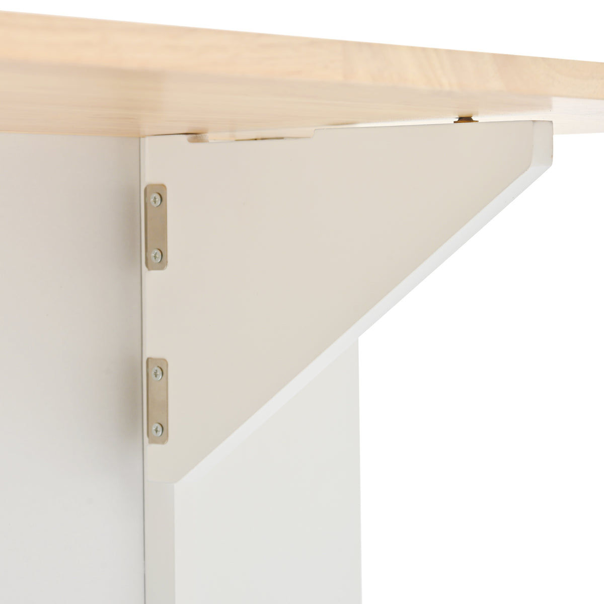 Kitchen Island with Power Outlet,Kitchen Storage Island with Drop Leaf and Rubber Wood,Open Storage and Wine Rack,5 Wheels,with Adjustable Storage for Home, Kitchen, and Dining Room,White WF305556AAW-djyc