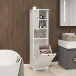 One-Compartment One-Door Tilt-Out Laundry Sorter Cabinet - White W1120P146256-djyc