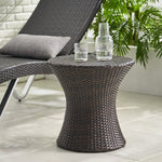 Adriana Wicker Outdoor Accent Table – Stylish & Convenient 53144.00MBRN-djyc