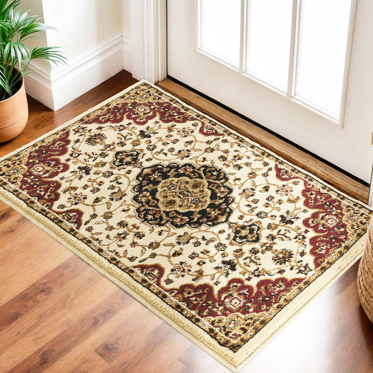 Classic GC_VIN5001 Cream 2 ft. x 3 ft. Area Rug-B186P452228