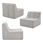 Fireside Chair, Lazy Floor Sofa Couch, Large Bean Bag Chair for Adults with High Resilience Foam for Living Room, Bedroom and Office, Velvet Fabric, Gray W1998P195215-djyc