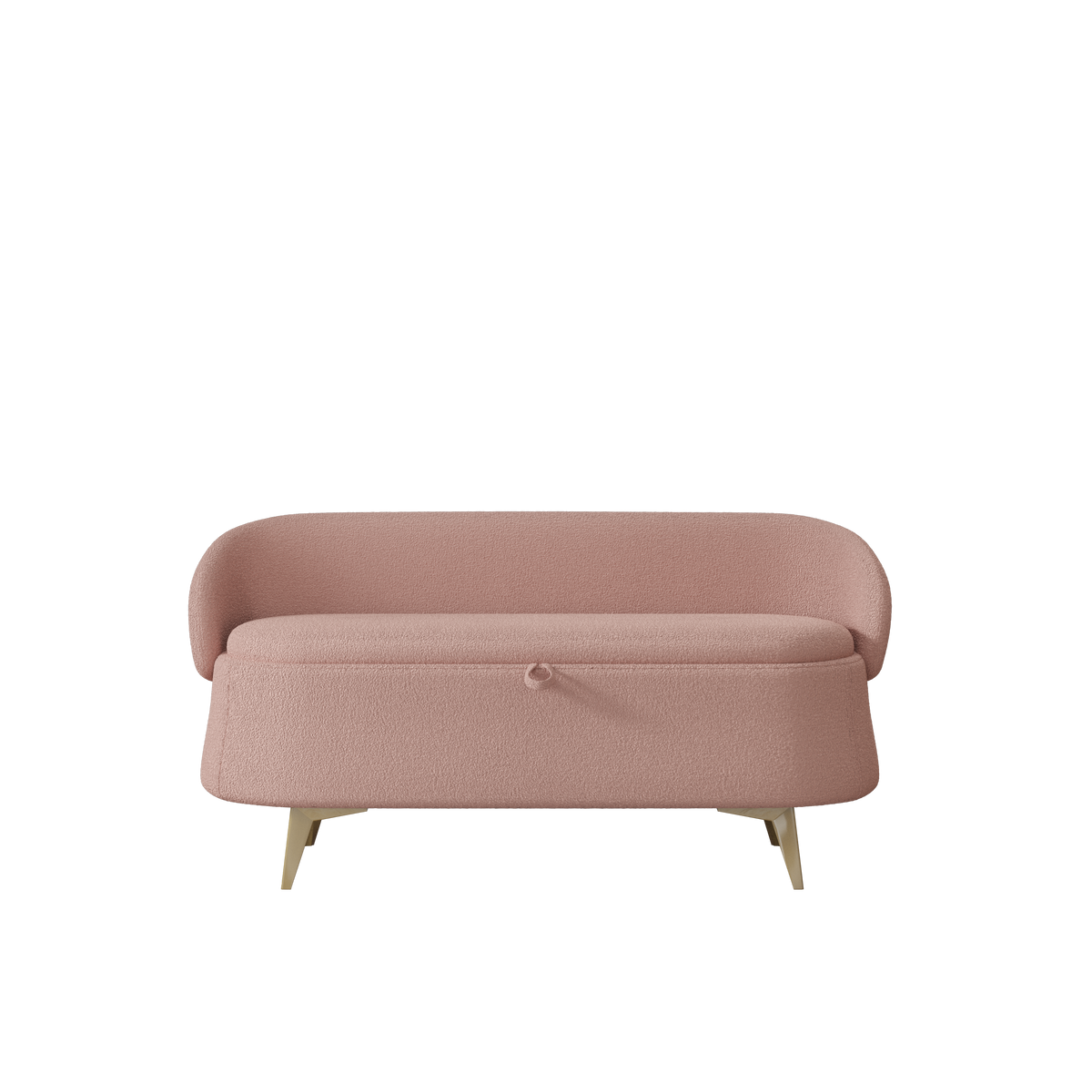 50-Inch Multi-Functional Long Rectangular Bed End Storage Sofa Stool in Dreamy Teddy Fleece W1278122702-djyc