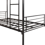 Twin over Twin Bunk Bed, Metal Frame with Ladder W84034154-djyc