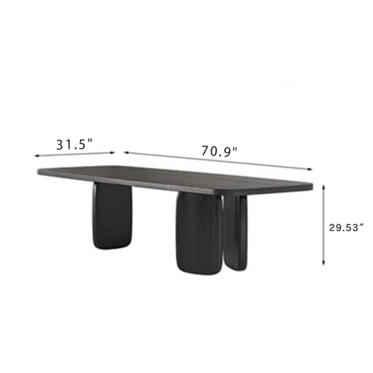 Sleek Modern Pine Wood Dining Table - Elevate Your Home Décor hsyj-2280