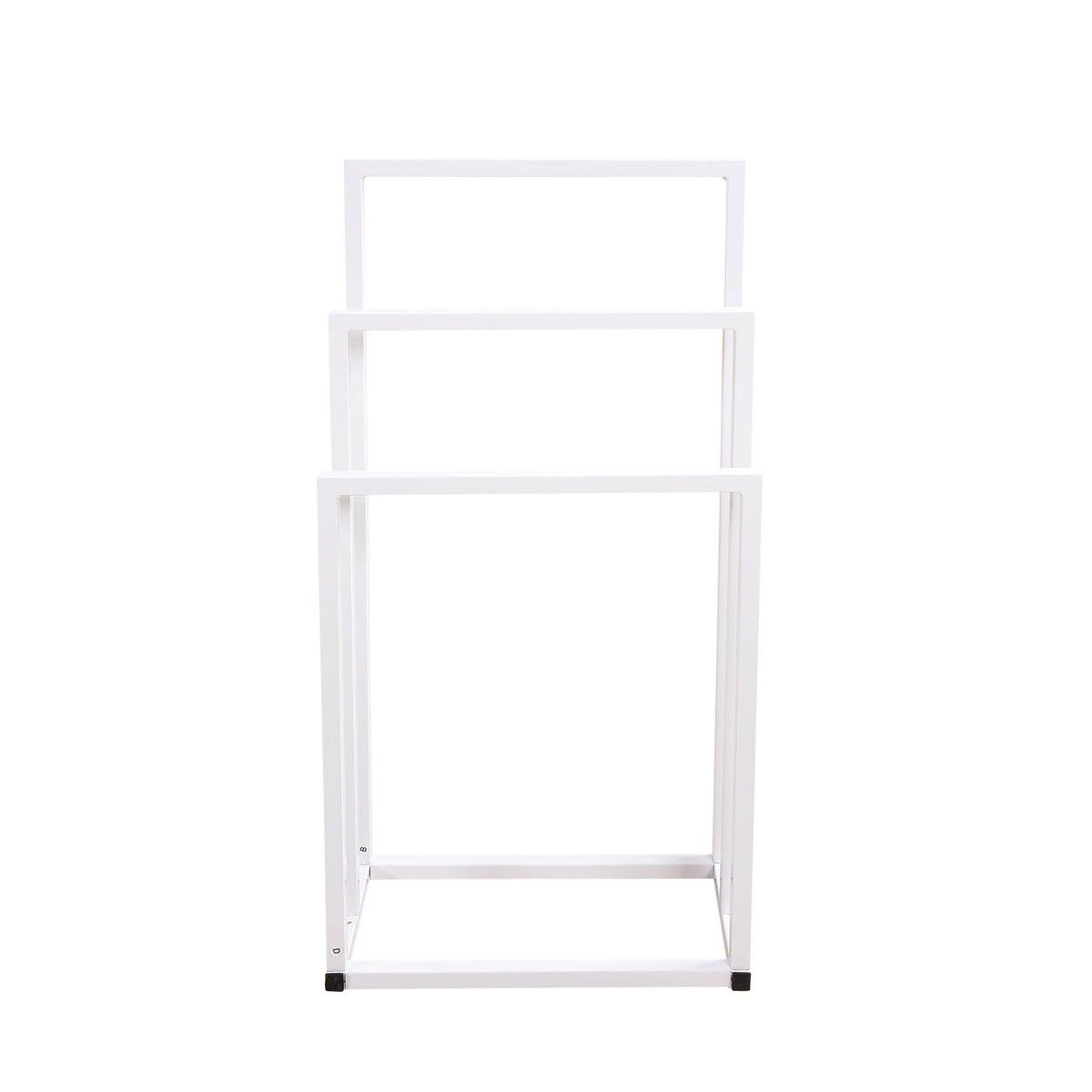 Metal Freestanding Towel Rack 3 Tiers Hand Towel Holder Organizer for Bathroom Accessories, White W840100843-djyc