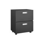 Office furniture Copier Cabinet black 2 door steel copier stand mobile pedestal file Printer Stand W1247P160443-djyc