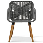 K&K 5 Pieces Patio Furniture Chair Sets, Patio Conversation Set With Wicker Cool Bar Table, Ottomans,Outdoor Furniture Bistro Sets for Porch,Backyard,Balcony,Poolside Grey WF324995AAG-djyc