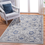 MARFI Collection 8X10 Blue / Silver / Oriental Area Rug-B189P183521