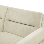 Loveseats Sofa Bed with Pull-out Bed,Adjsutable Back and Two Arm Pocket,Beige (54.5"x33"x31.5") W48766863-djyc