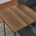 Linen Fabric 3 Seat Sofa with Two End Tables and Two Pillows, Removable Back and Armrest, Morden Style Upholstered 3-Seat Couch for Living Room W487139512-djyc