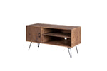 Simple, Modern, Vintage Reclaimed Wood TV Stand Media Table for Living Room W142562424-djyc