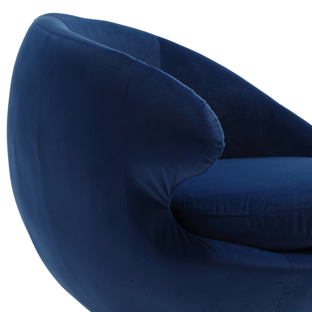 360 Degree Swivel Cuddle Barrel AccentChairs, Round Armchairs with Wide Upholstered, FluffyFabric Chair for Living Room, Bedroom, Office, Waiting Rooms W1539P147082-djyc