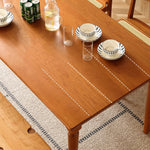 Elegant Natural Cherry Wood Table - Timeless Design & High-Quality Craftsmanship Hersa-1620