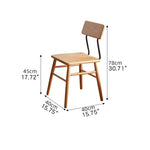 Elegant Chair in Natural Cherry Wood - Stylish & Durable Seating Hersa-1624