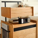 Natural Cherry Wood Tea Table - Elegant and Timeless Design Hersa-1629