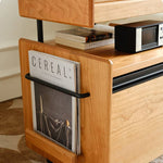 Natural Cherry Wood Tea Table - Elegant and Timeless Design Hersa-1629