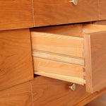 Premium Handcrafted Natural Cherry and Beech Wood Cabinet - Elegant and Durable Storage Solution Hersa-1636