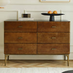 Stunning Red Oak Cabinet - Premium Craftsmanship in Rich Brown Finish Hersa-1637