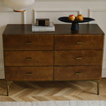 Stunning Red Oak Cabinet - Premium Craftsmanship in Rich Brown Finish Hersa-1637