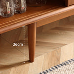 Stylish Black Brown Cabinet for Modern Home Storage Solutions Hersa-1638