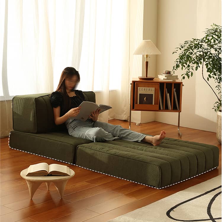 Luxurious Green Goose Down Sofa - Ultimate Comfort and Style Hersa-1641