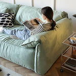 Luxurious Green Solid Wood Sofa with Premium Down Filling Hersa-1642