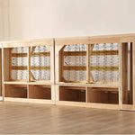 Luxurious Green Solid Wood Sofa with Premium Down Filling Hersa-1642