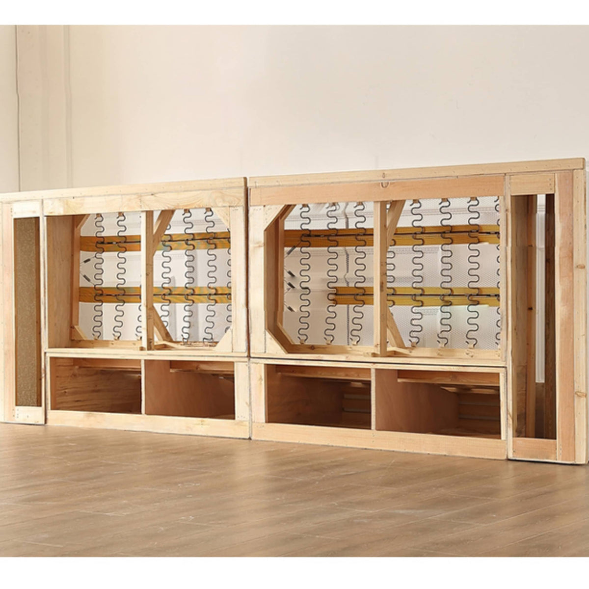 Luxurious Black Genuine Leather Sofa with Solid Wood Frame and Plush Down Filling Hersa-1644