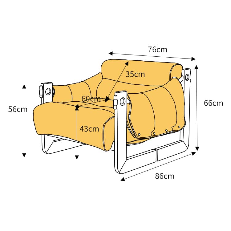 Luxurious Dark Brown Genuine Leather Sofa with Ash Wood Frame - Supreme Comfort & Style Hersa-1650