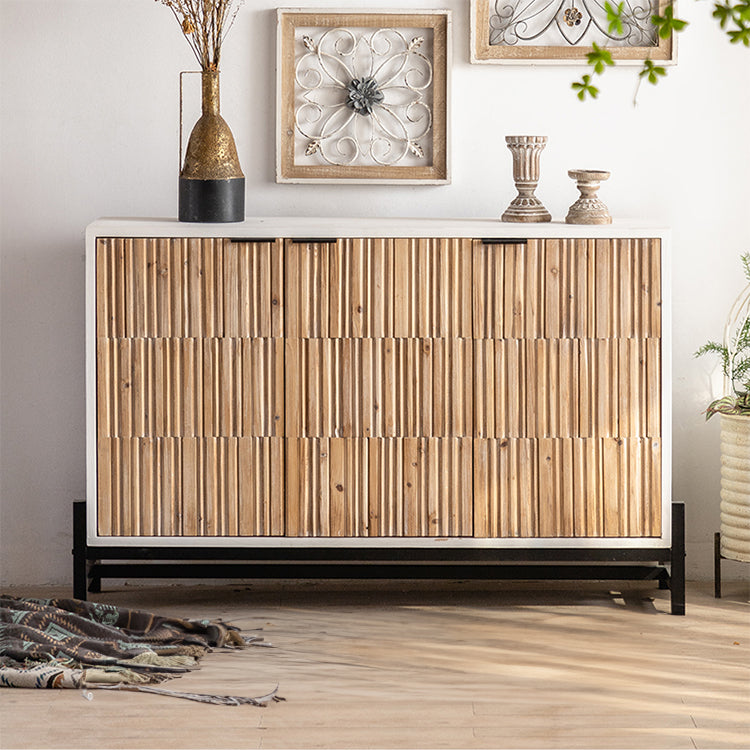 Stylish Solid Wood & Density Board Cabinet - Perfect for Elegant Home Decor hdst-4319