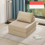 Cozy Khaki Gray Sofa - Cotton-Linen Blend, Perfect for Modern Living Rooms fsq-1421
