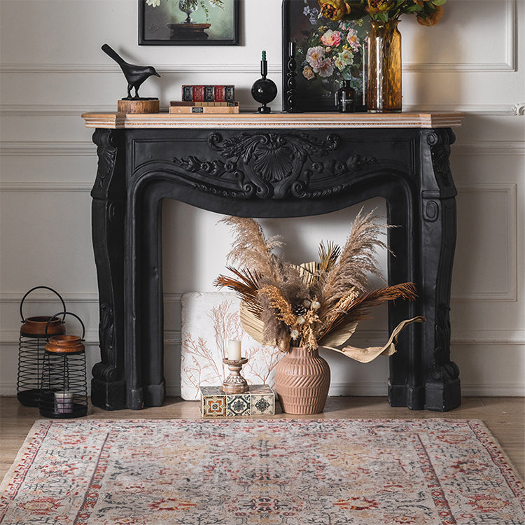 Elegant Wood Storage Rack Console Table for Home Decor hdst-4239