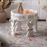 Elegant Chinese Fir Tea Table - Vintage Inspired Living Room Centerpiece hdst-4245