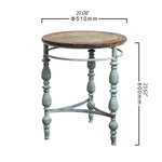 Vintage Elegance: Chinese Fir Tea Table for Timeless Charm fczym-2323