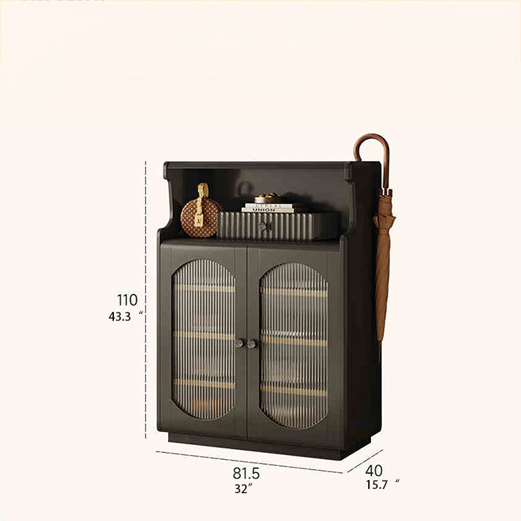 Stylish Glass Multi-Layer Cabinet with Sleek Storage Design for Modern Homes hlxl-4398