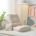 Stylish Modern Sofa in Beige, Light Gray, Dark Blue, Pink, Orange, Yellow, and Green Fabric Options hmy-1056