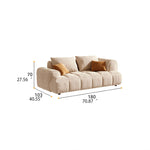 Stylish Two-Tone Brushed Fabric Sofa - Perfect for Modern Living Rooms! hfcjp-4009