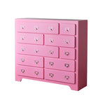 Pink Pine Density Board Cabinet - Stylish Storage Solution for Your Home fcwz-2366