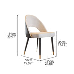 Modern Faux Leather Dining Chairs - Elegant Style for Your Dining Room fel-1970