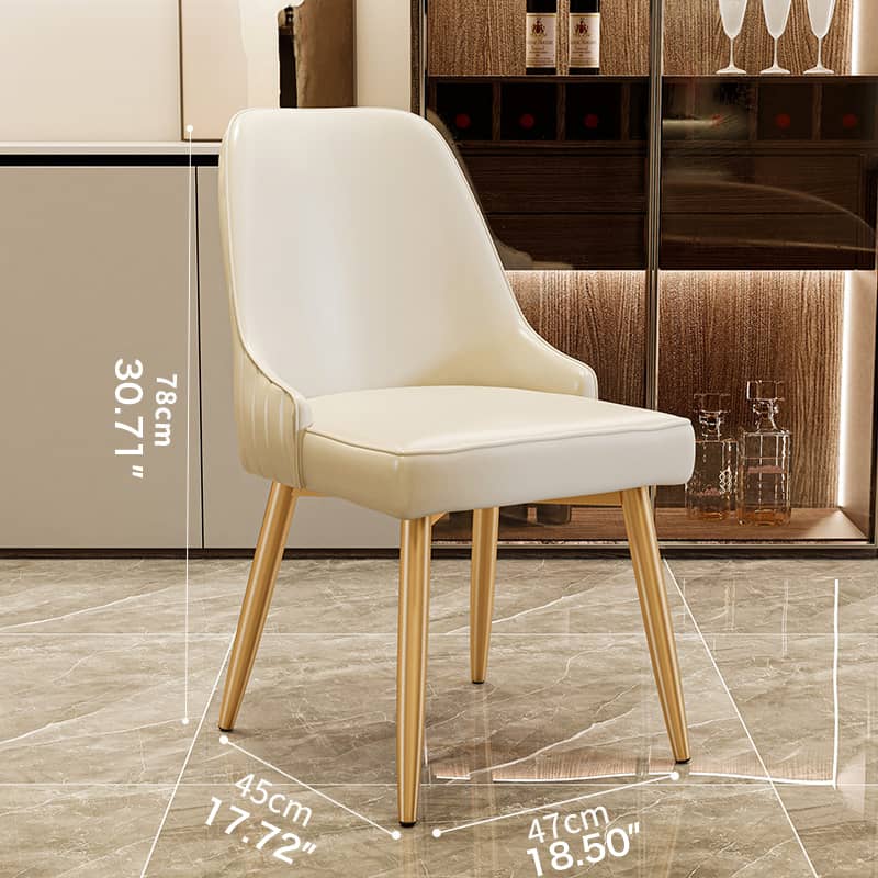 Sleek Sintered Stone Dining Table with Luxurious Faux Leather Chairs for Modern Elegance fel-2021