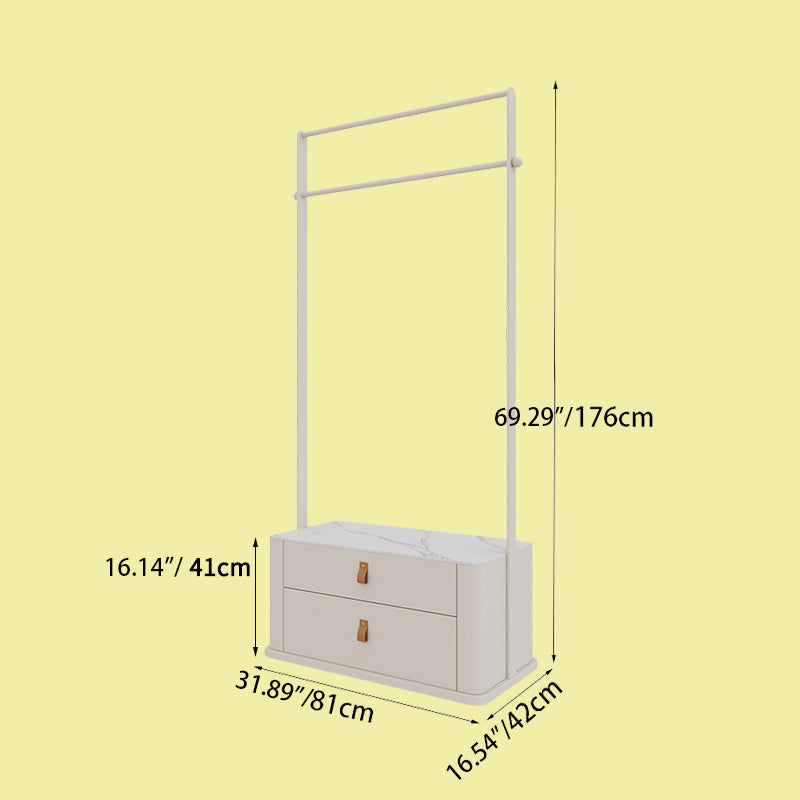 Stylish Coat Hanger with Sintered Stone Base - Elegant Home Organizing Solution hsj-2268
