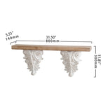 Decorative Chinese Fir Storage Rack - Stylish Wood Wall Shelf for Elegant Home Decor fczym-2340