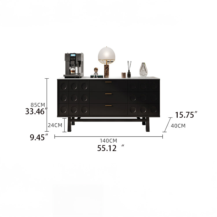 Sleek Modern Cabinet with Ash Wood and Ceramic Top - Perfect for Contemporary Interiors fmsjj-4213