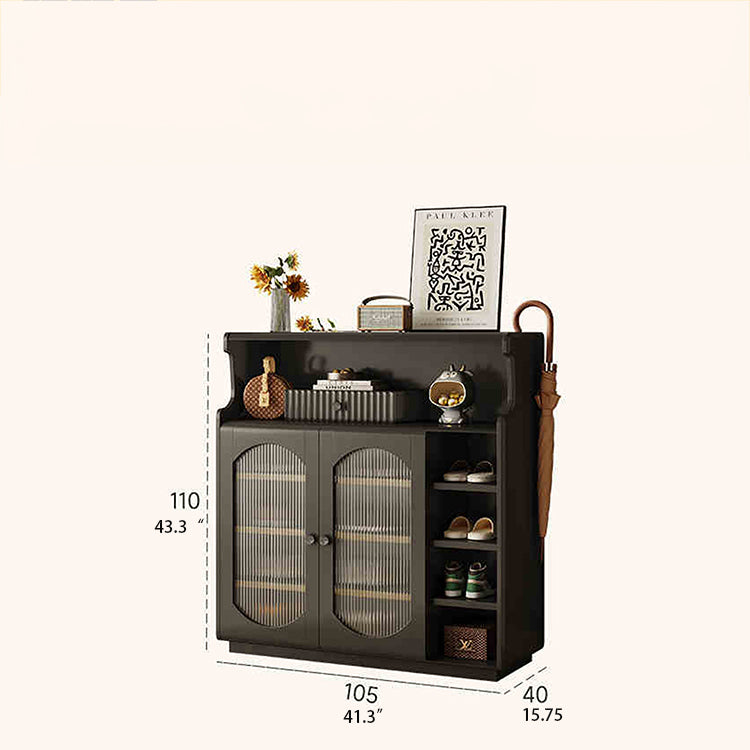 Stylish Glass Multi-Layer Cabinet with Sleek Storage Design for Modern Homes hlxl-4398