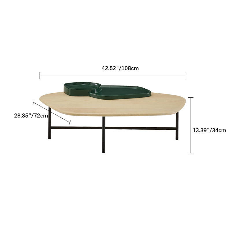 Stylish Solid Wood Tea Table with Multi-Layer Design – Perfect for Modern Spaces fif-4529