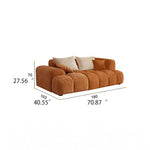 Stylish Two-Tone Brushed Fabric Sofa - Perfect for Modern Living Rooms! hfcjp-4009