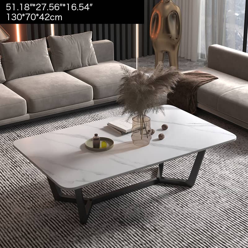 Stylish Sintered Stone Tea Table for Modern Living Rooms fel-1992