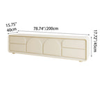 Modern White TV Cabinet with Sleek Minimalist Design for Stylish Living Rooms hsj-2260