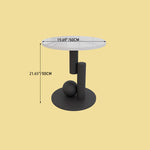 Sleek Sintered Stone Tea Table for Modern Living Room Decor hsj-2276