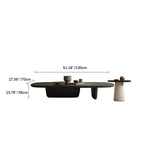 Stylish Modern Tea Table - Sleek Density Board Design for Your Living Room fkb-4373